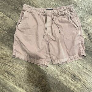 Men's Dusty Red Casual Shorts